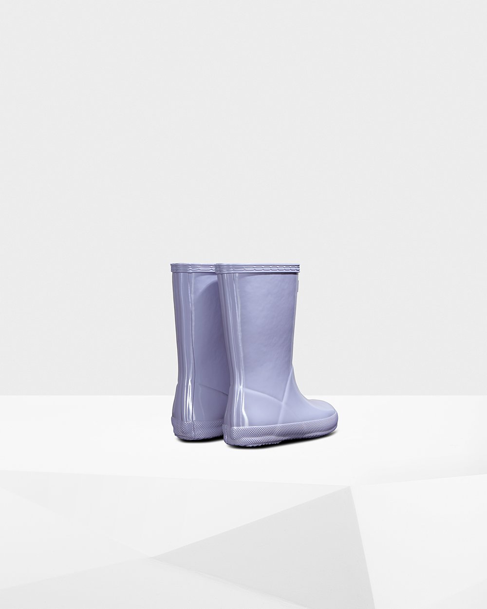 Kids Hunter Rain Boots Purple - Original First Classic Gloss - 4912807-LC